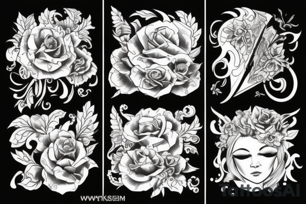 Скелет змеи с ключицы на плечо tattoo idea
