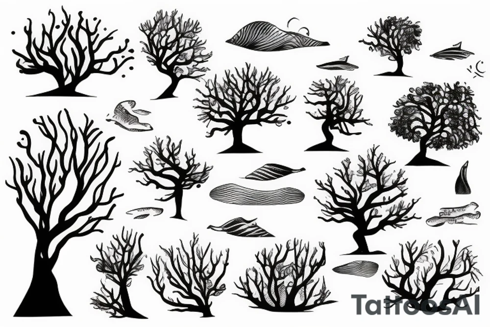 Tree
Drop of the water in the ocean tattoo idea