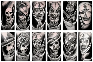 Pirate ship tattoo idea