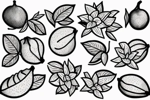 guava fruit
jasmine flower tattoo idea
