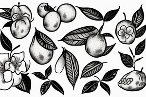 guava fruit
jasmine flower tattoo idea