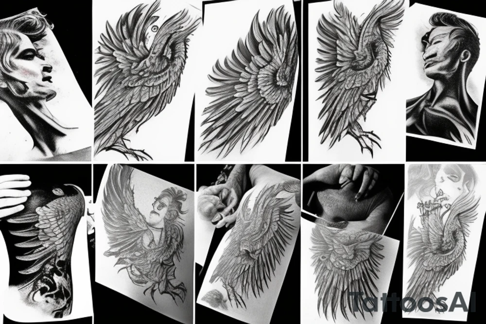 Icarus tattoo idea