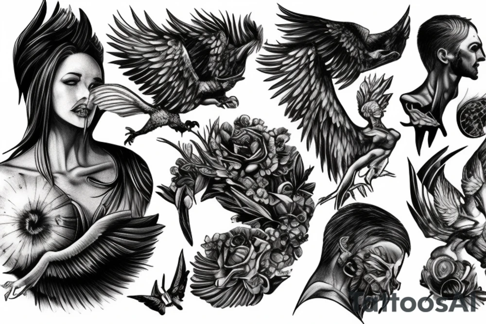 Icarus tattoo idea