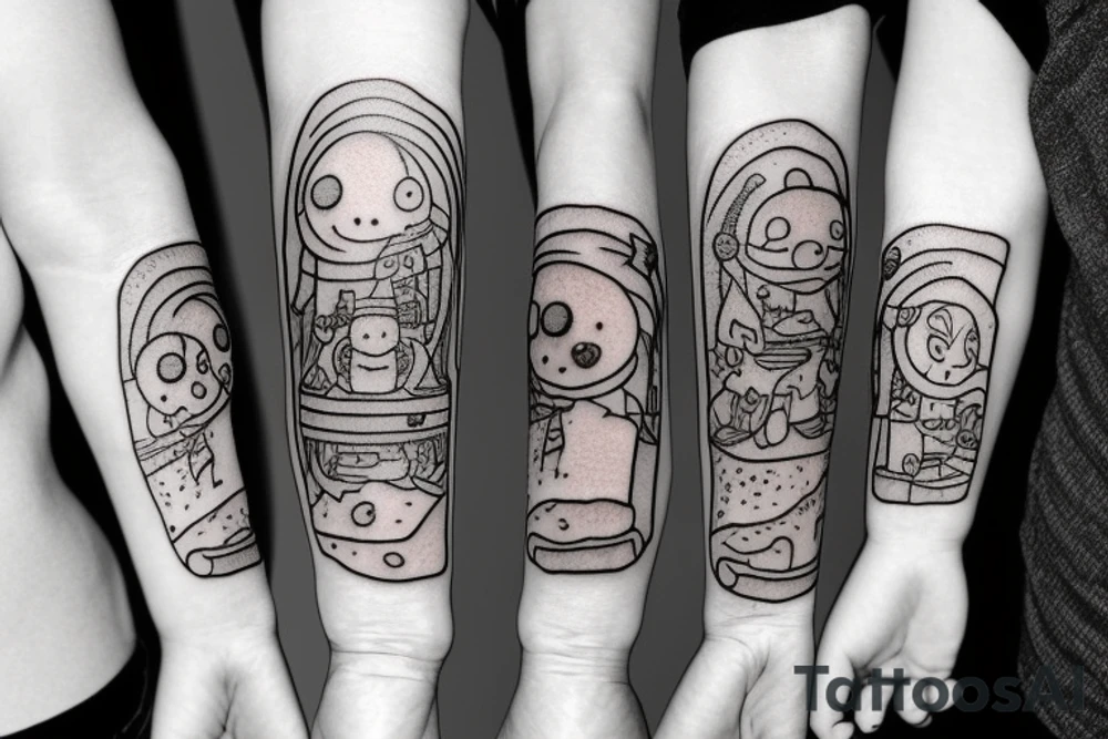 Adventure Time small tattoo idea