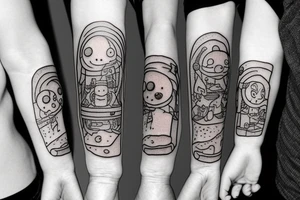 Adventure Time small tattoo idea