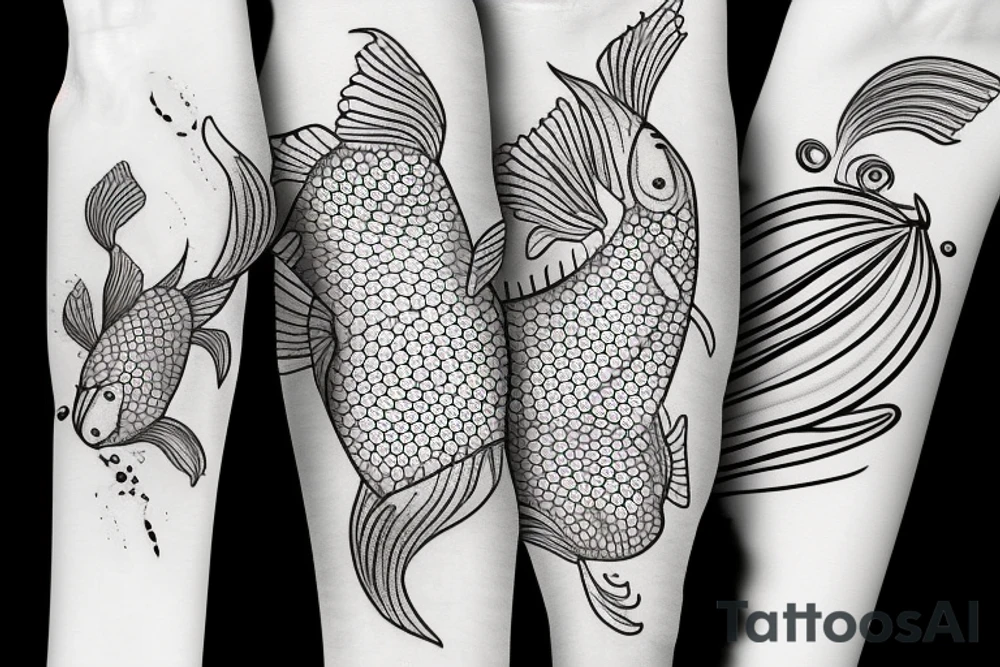 koi fish tattoo idea