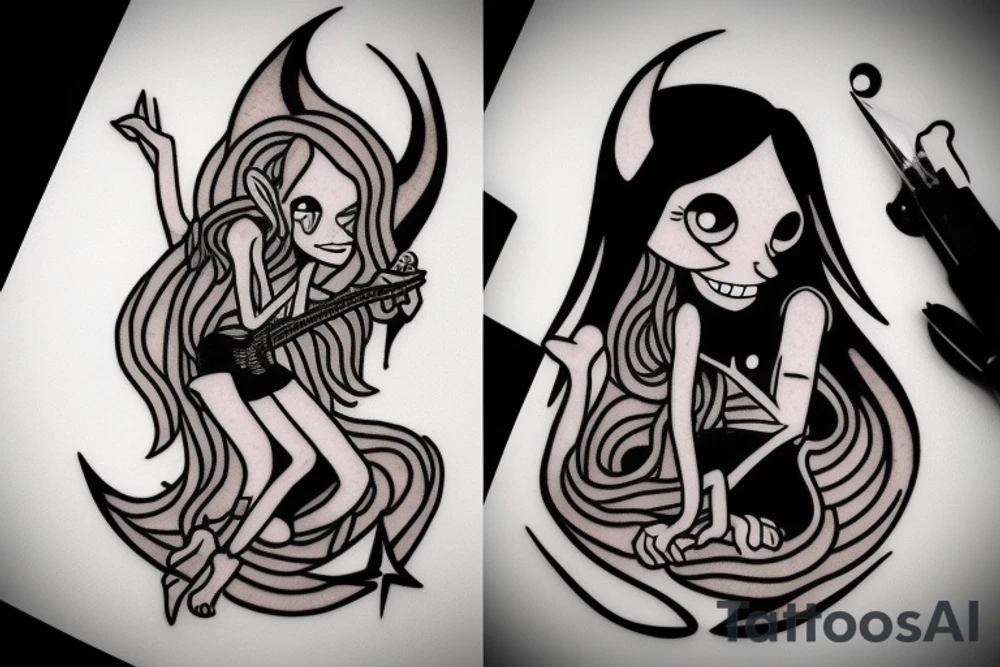 Marceline the Vampire tattoo idea
