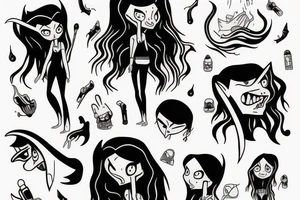 Marceline the Vampire tattoo idea