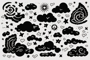 cloud tattoo idea