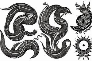 taniwha kirituhi tattoo idea