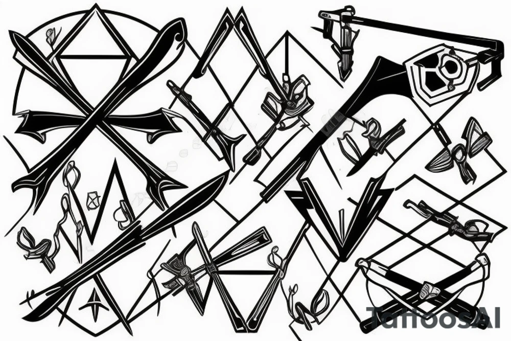 crossbow tattoo idea
