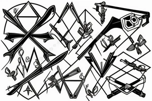 crossbow tattoo idea