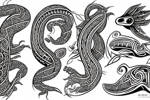 taniwha maori tattoo idea