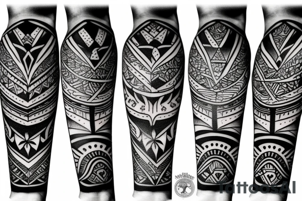 Tribal forearm tattoo tattoo idea