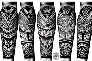 Tribal forearm tattoo tattoo idea