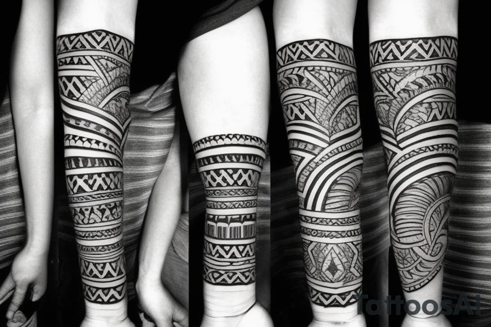 Tribal forearm tattoo tattoo idea