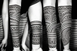 Tribal forearm tattoo tattoo idea
