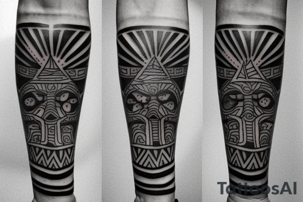 Tribal forearm tattoo tattoo idea