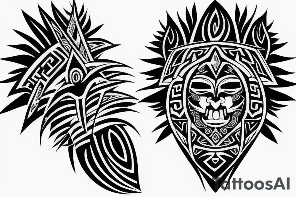 Tribal forearm tattoo tattoo idea