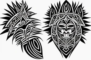 Tribal forearm tattoo tattoo idea