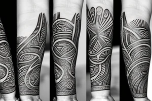 Tribal forearm tattoo tattoo idea