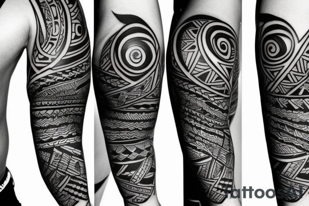 Tribal forearm tattoo tattoo idea