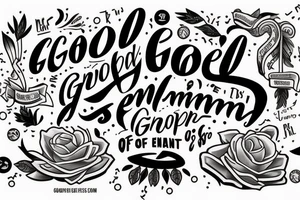 The quote „Good is the enenmy of great“ tattoo idea