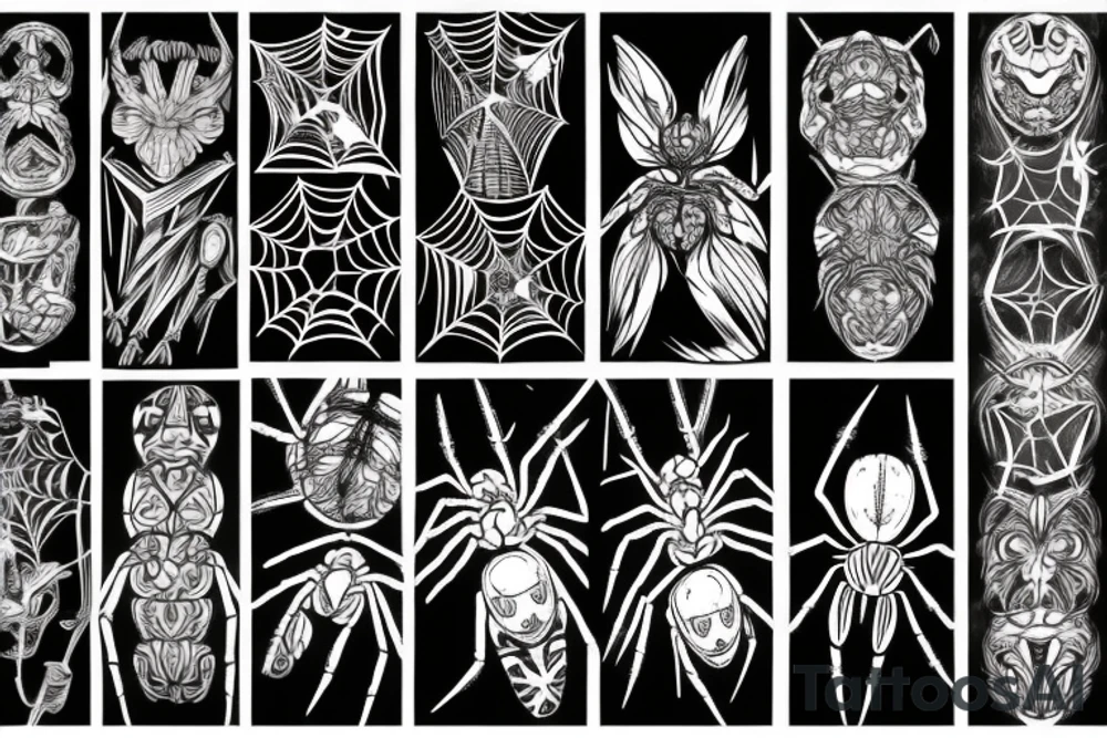 spider tattoo idea