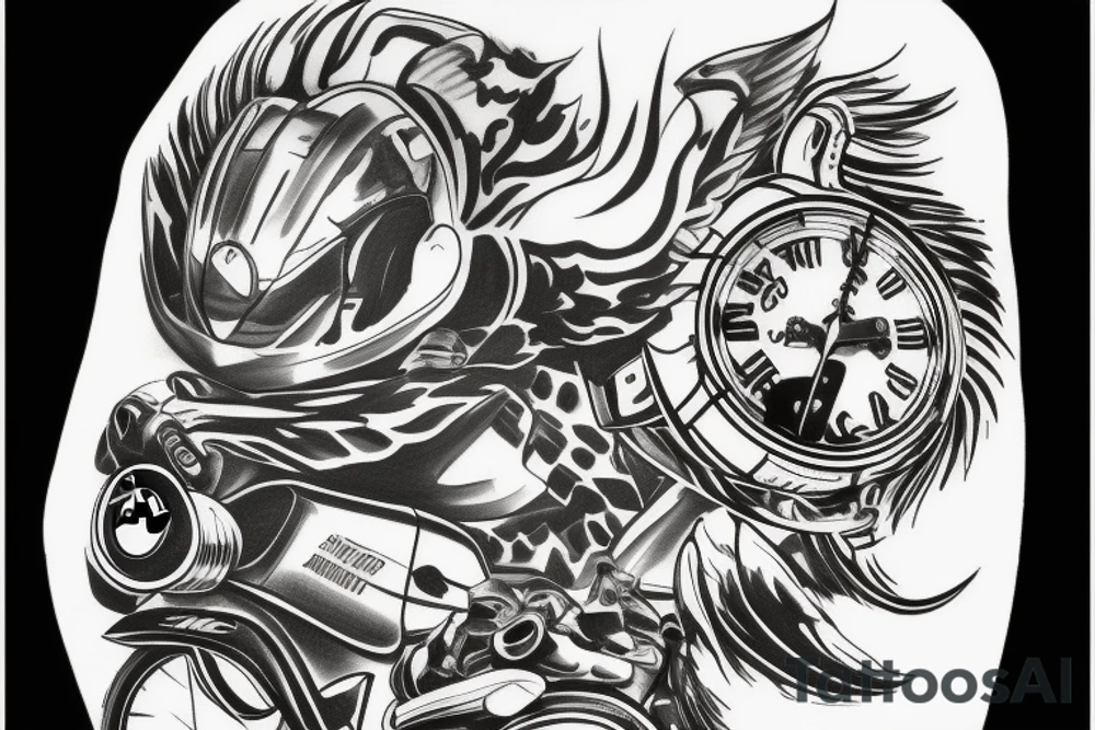 bmw m5 competition tattoo idea