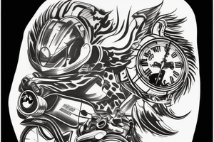 bmw m5 competition tattoo idea