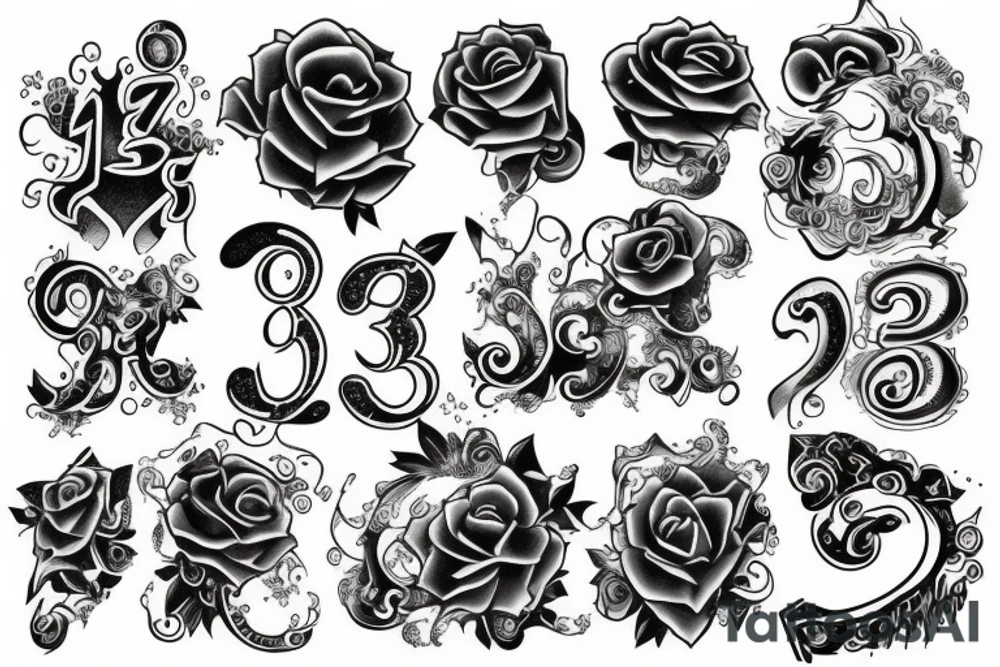 Number 8 tattoo idea