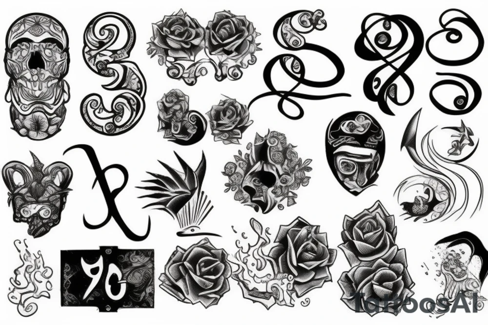 Number 8 tattoo idea