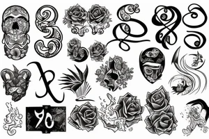 Number 8 tattoo idea