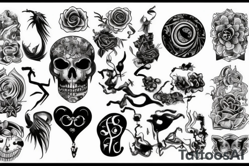 Number 8 tattoo idea