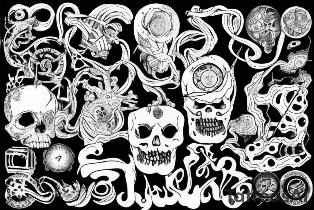 Number 8 tattoo idea