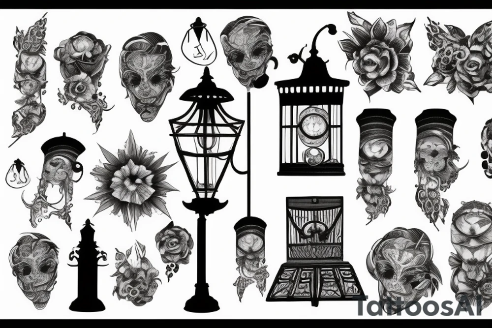 streetlight tattoo idea