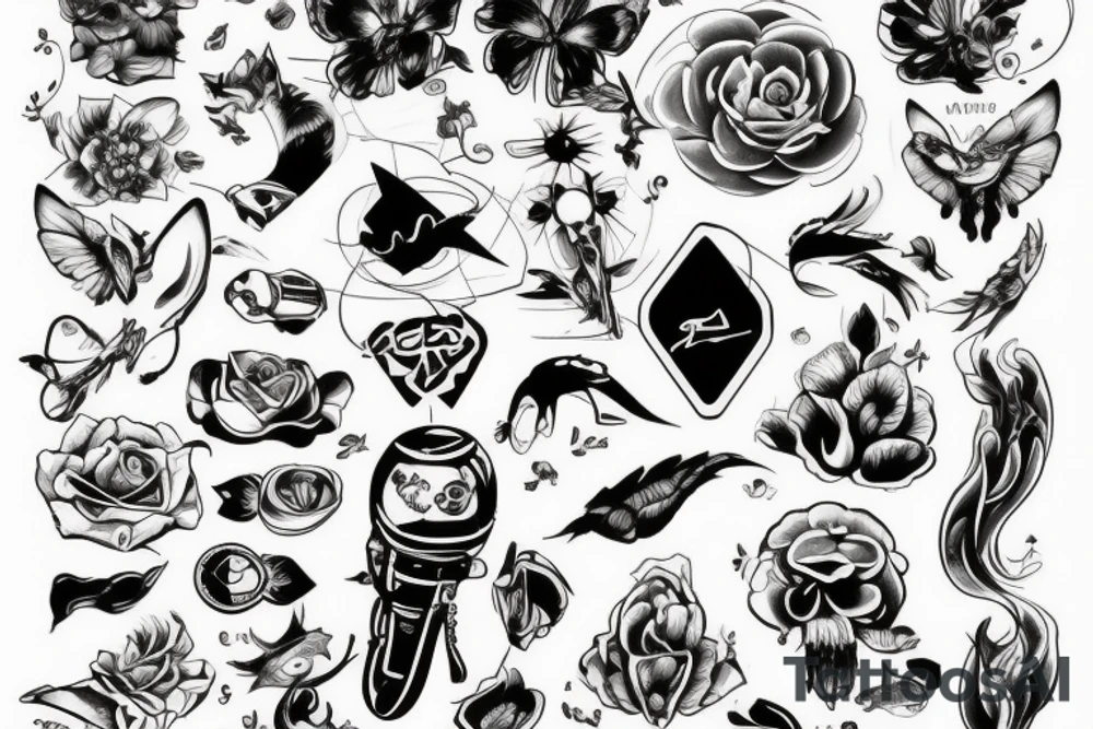 Улитка, космос tattoo idea