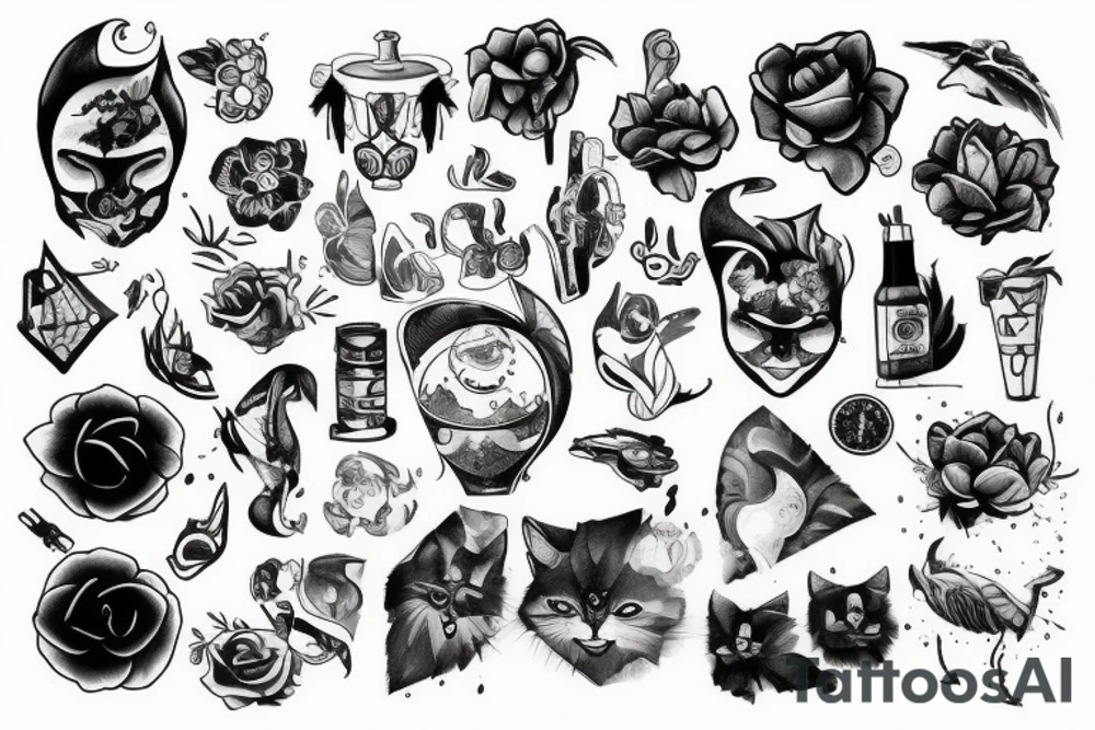 Космос tattoo idea
