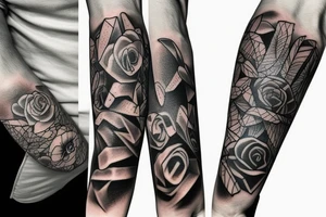 3 hands together (old, adult, young) tattoo idea
