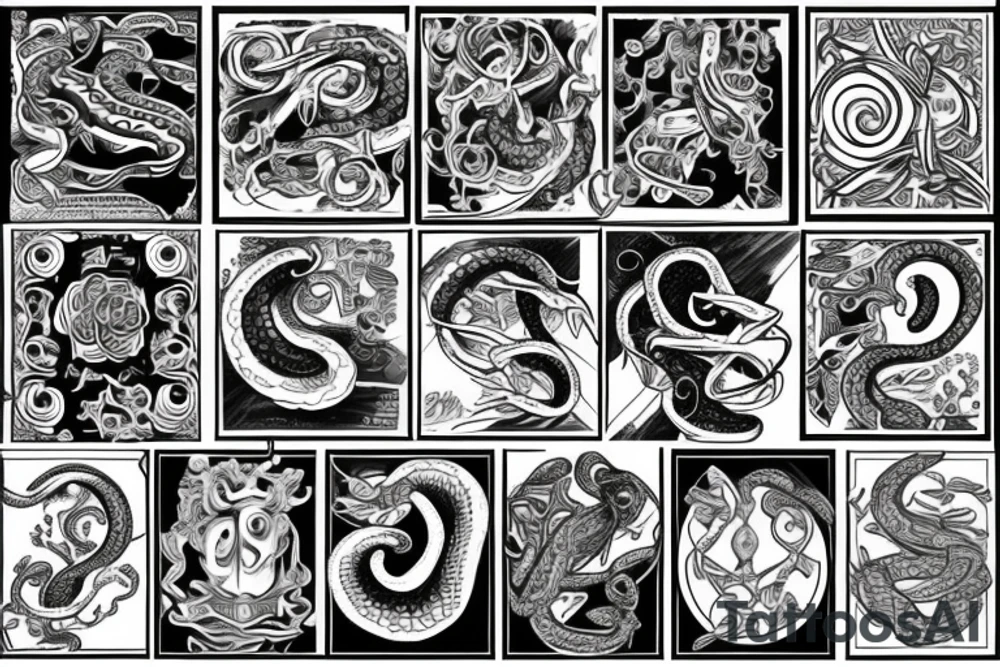 Snake tattoo idea