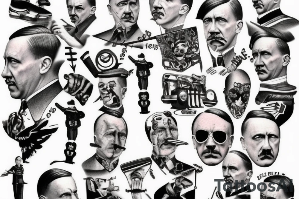 2k tatoo Hitler tattoo idea