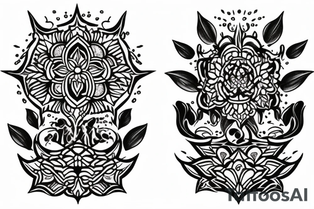Candle cover up tattoo idea