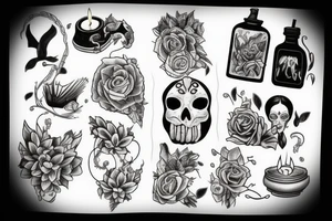 Candle tattoo idea