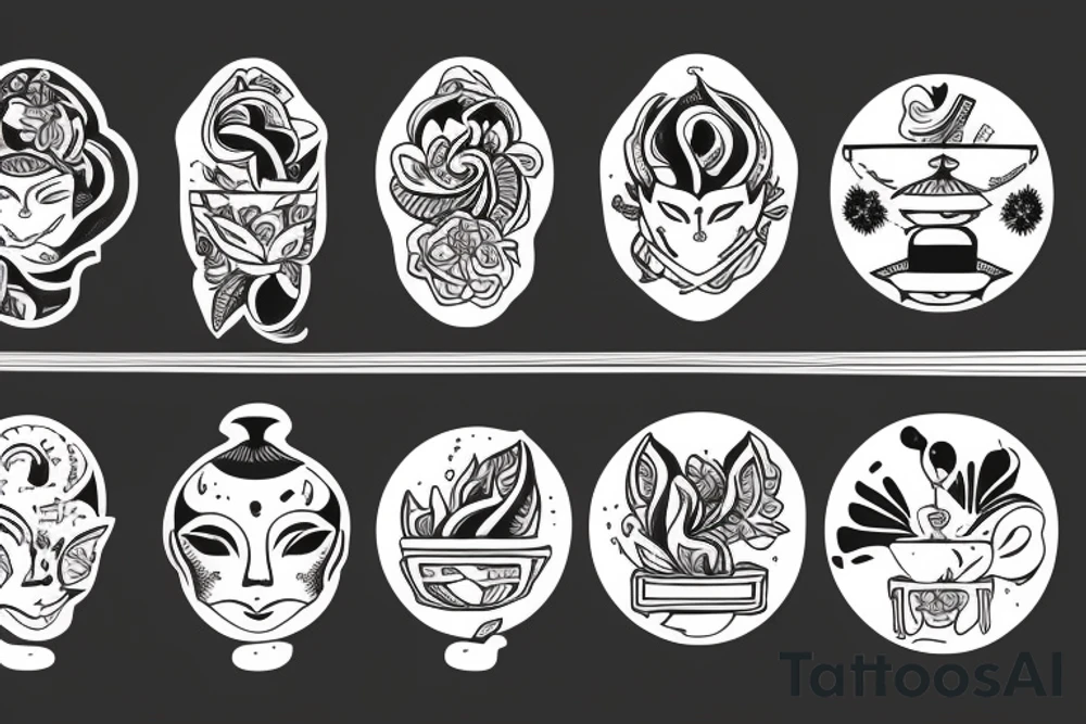 Neotraditional candle tattoo idea