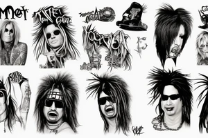 motley crue tattoo idea