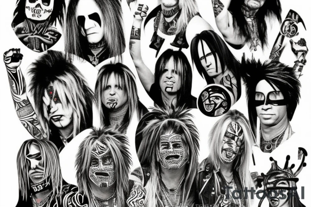 motley crue tattoo idea