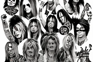 motley crue tattoo idea