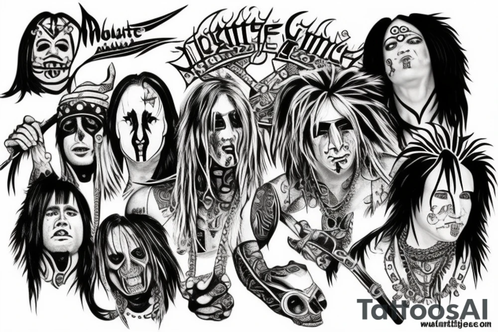 motley crue tattoo idea