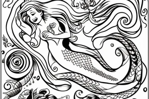 The little mermaid tattoo idea