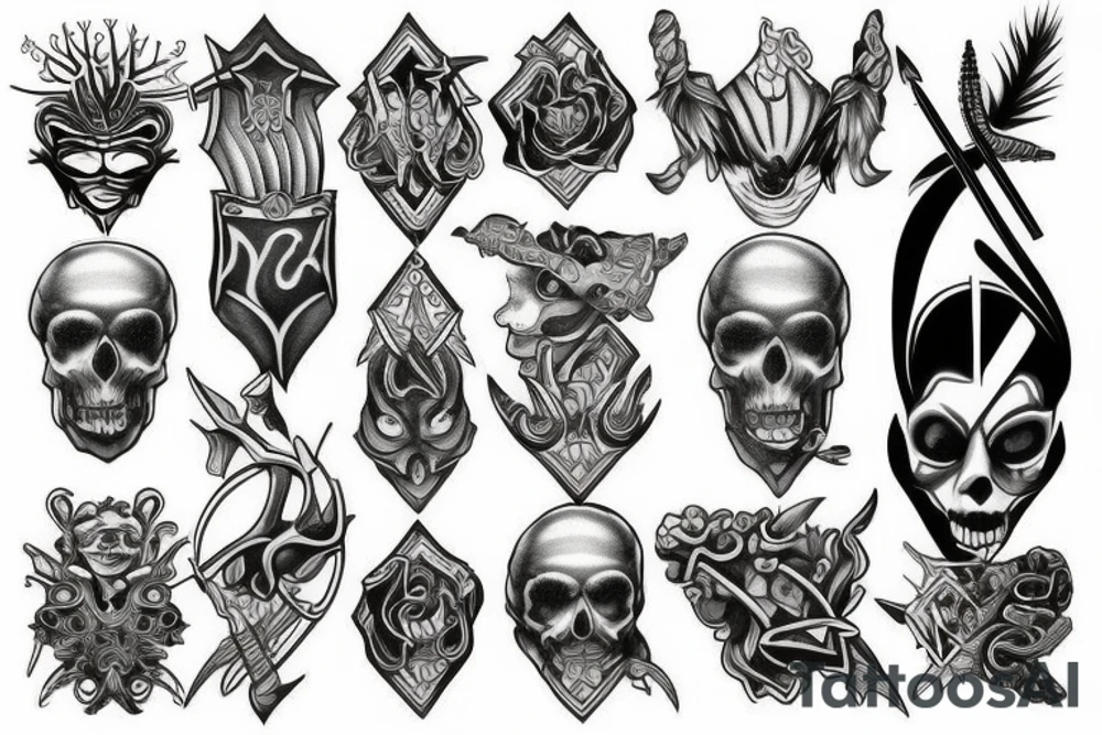trident tattoo idea